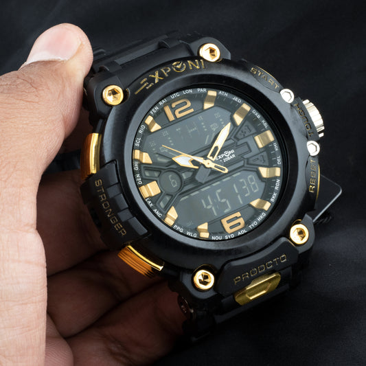 Dual Phase Timepiece Analog-Digital Men’s Watch